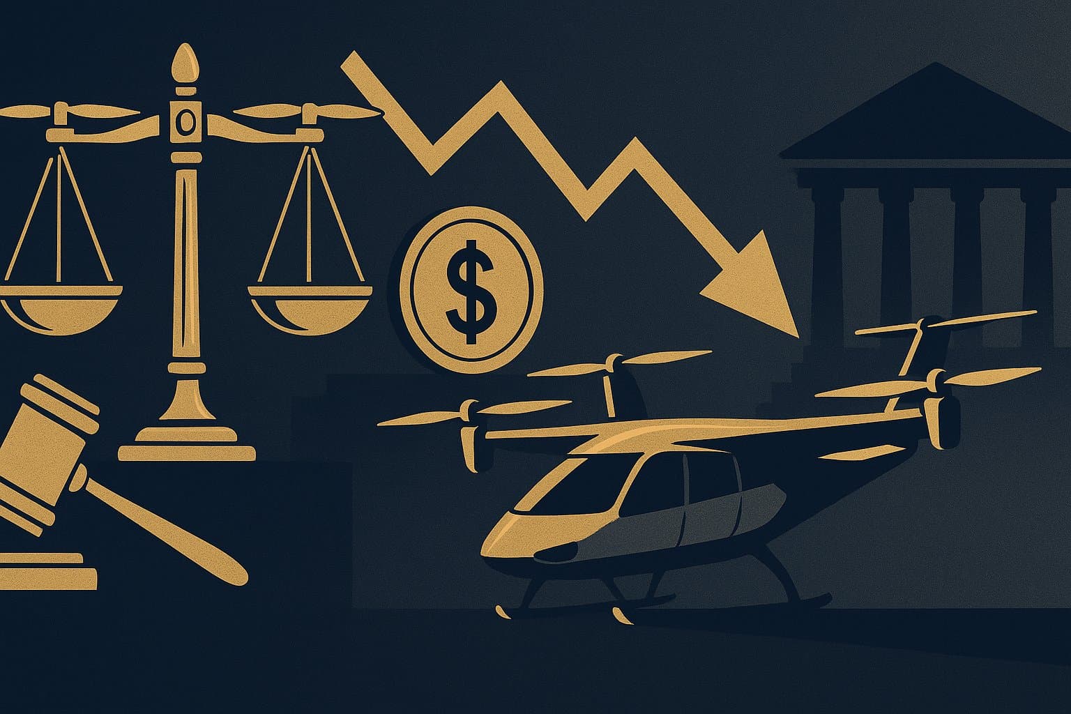 Air Taxi Industry Hits Turbulence Amid Legal Battles and Investor Doubts